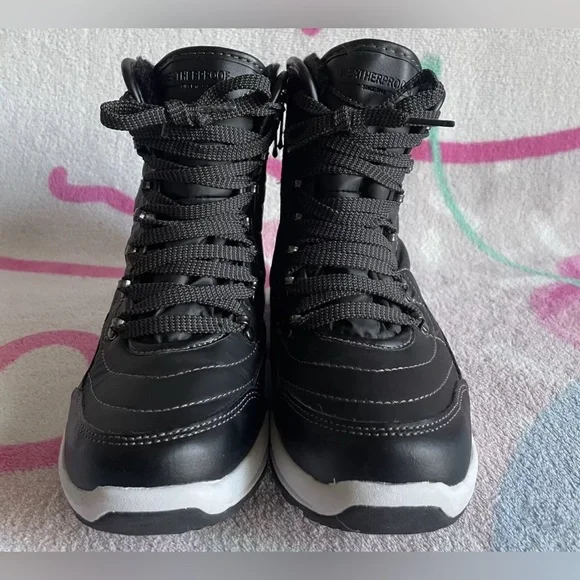 Weatherproof Boots Womens 6 M Katie Side Zip Quilted Winter Snow Bootie Black - Picture 6 of 12